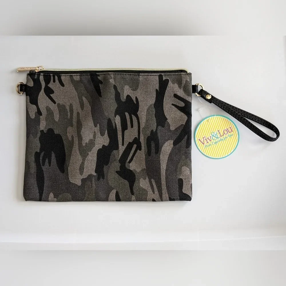 Black Camo Hayley Purse